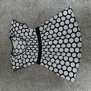 Tie Waist Polka Dot Top